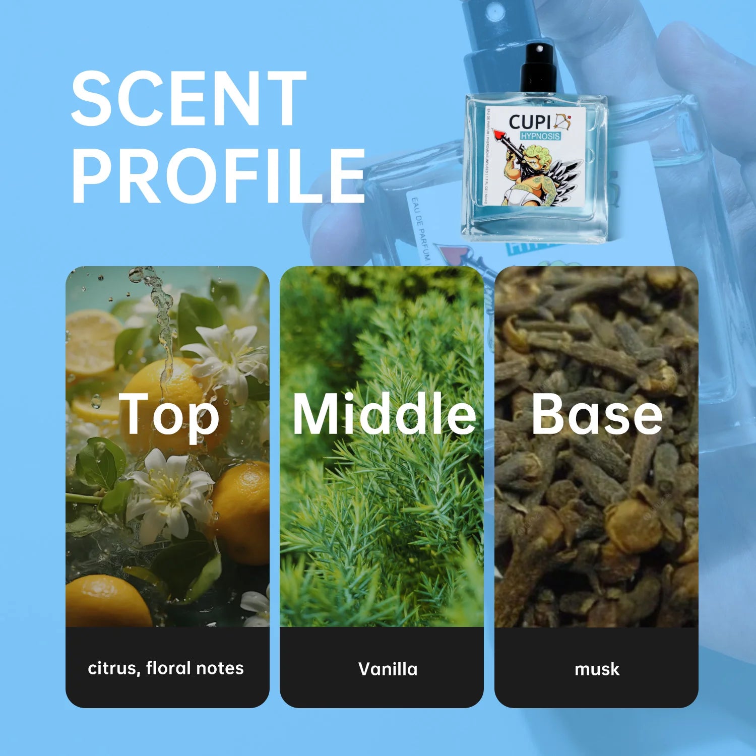 Cupid Hypnosis Long-Lasting Pheromone Perfume