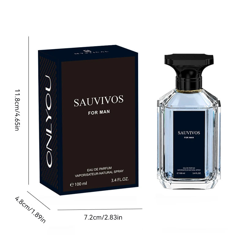 SAUVIVOS Bergamot Lavender Men’s Perfume